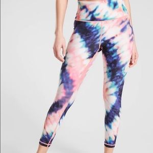 Athleta Tie Dye Crops